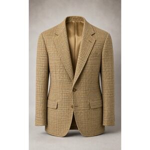 Vintage Polo University Club Ralph Lauren Mens Wool Blazer Sport Coat 46R USA